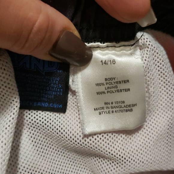 Rock Band swimming trunk size 14/16 - Picture 3 of 3